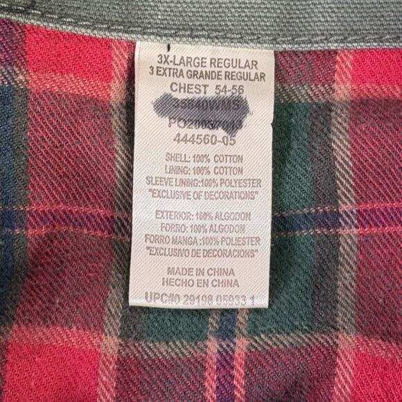 Vtg 90s Walls Western Wear Fleece Lined Jacket Cotton Coat Mens 3XL Navy Vet - Picture 7 of 12